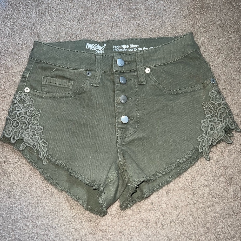 Target High Rise Jean Shorts